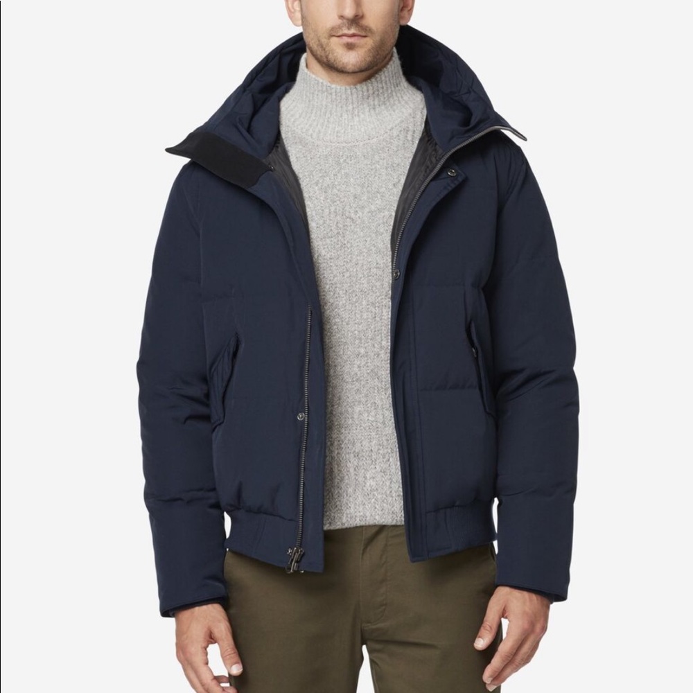 NWT Cole Haan Navy Down ZIP Front Jacket, XL